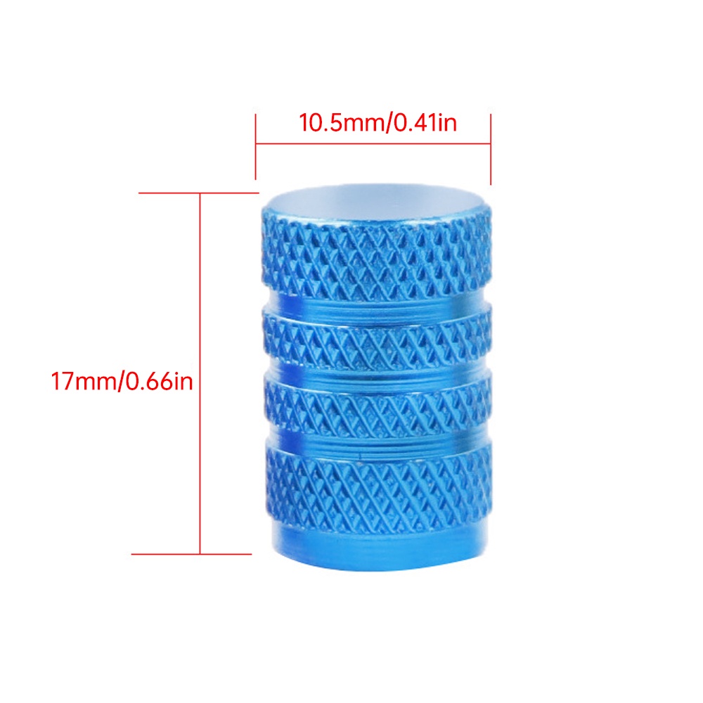 4 Nắp Van Bánh Xe Hơi Bằng Nhôm Chống Bụi