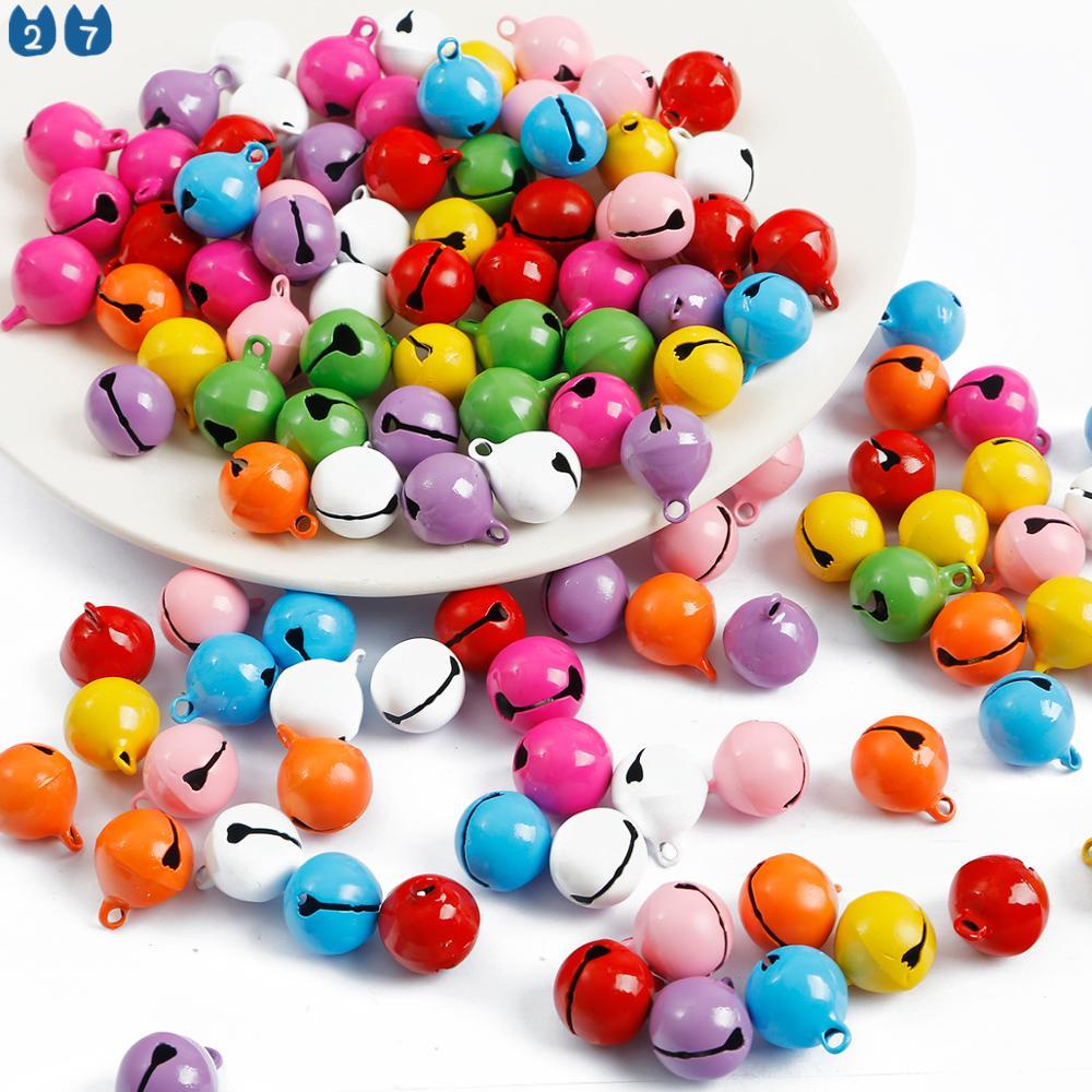 Phụ Kiện Chuỗi Hạt Kim Loại 14Mm Treo Trang Trí Cây Thông Giáng Sinh Diy