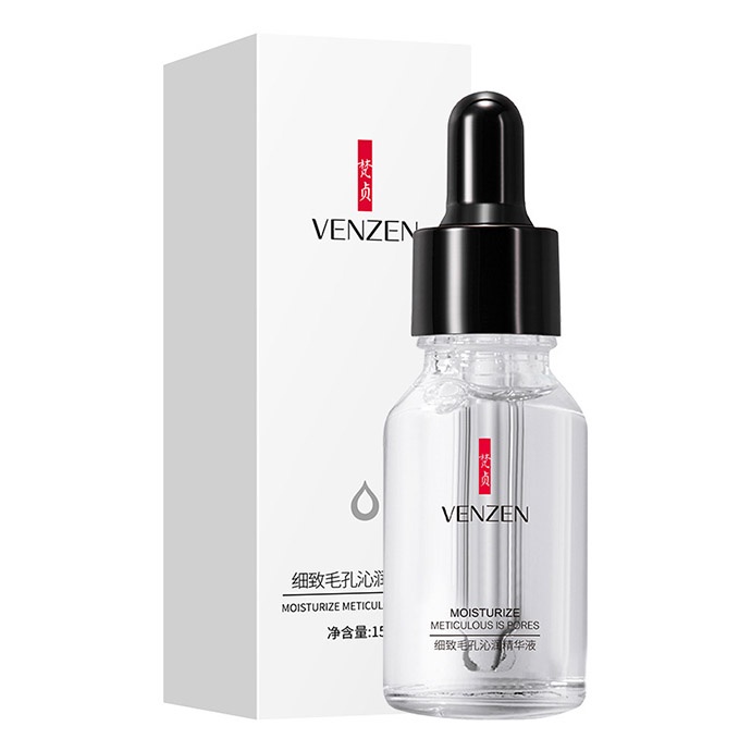 Tinh Chất Serum Thu Nhỏ Lỗ Chân Lông VENZEN Dưỡng Ẩm Và Làm Trắng Sáng Da Mặt MS6062