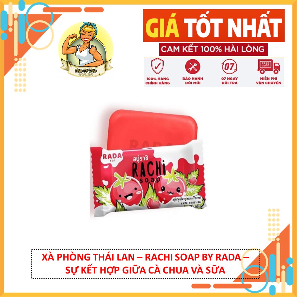 XÀ PHÒNG LÀM SÁNG DA CÀ CHUA RACHI - NỘI ĐỊA THÁI LAN