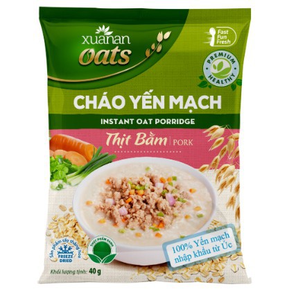 Cháo yến mạch Xuân An thịt gà gói 40g
