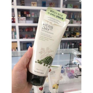 Sữa Rửa Mặt Đậu Xanh The Face Shop Herb Day 365 Cleansing Foam Mung Beans 170ml Mẫu mới