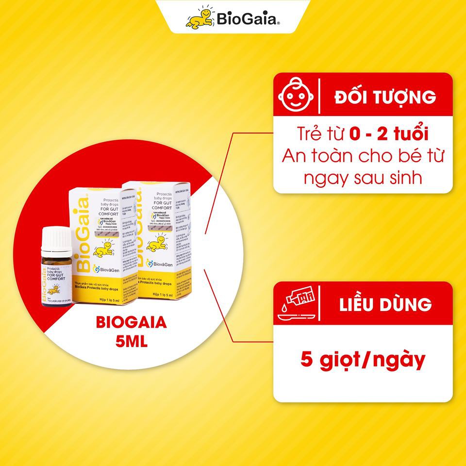 (Date 2024) BioGaia Protectis Drops - Men vi sinh nhập khẩu chính hãng từ Thuỵ Điển