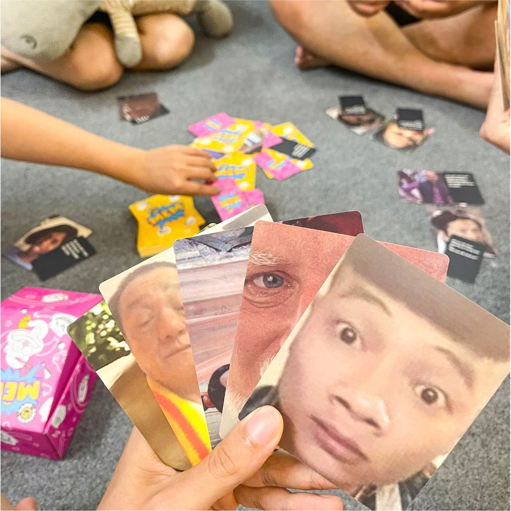 Bộ bài meme Mêm boardgame Choidee nhiều phiên bản hài hước chơi nhóm cùng bạn bè 150 lá