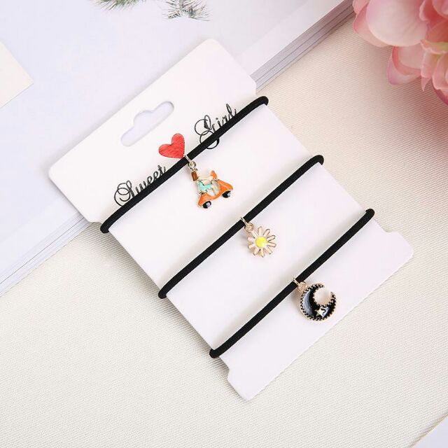 Set 3 dây cột tóc phong cách Hàn Quốc Dễ Thương
