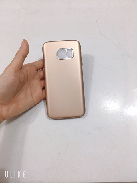 Ốp dẻo sam sung S6 edge mầu vàng da