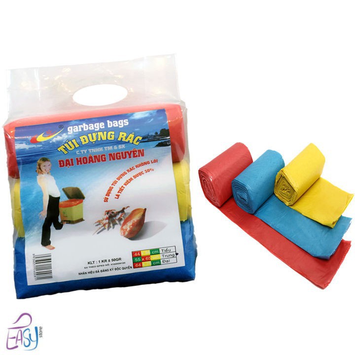 1 kg túi rác tự phân hủy đủ 4 size có size đặc đại  Đại Hoàng Nguyên