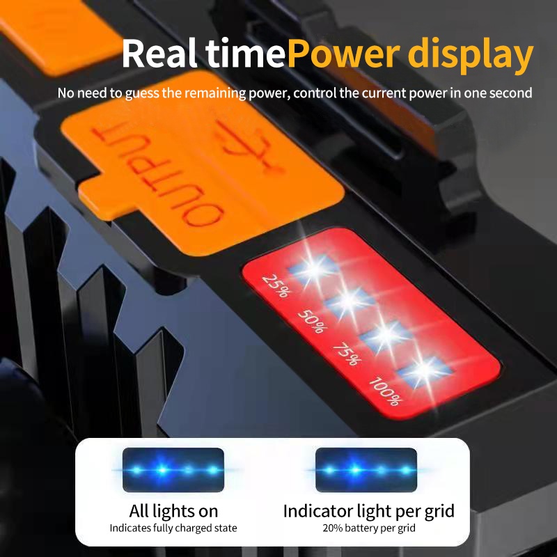 Đèn Pha Đội Đầu Siêu Sáng 10000M Màu Cam Siêu Sáng Có Thể Sạc Lại Dùng Trong Trường Hợp Khẩn Cấp