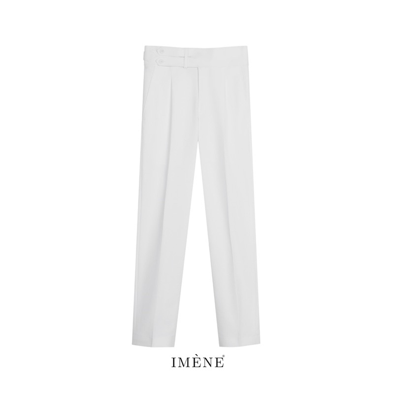 QUẦN TÂY NAM LƯNG CAO IMÈNE SIDETAB- KHUY RÚT 1 BÊN