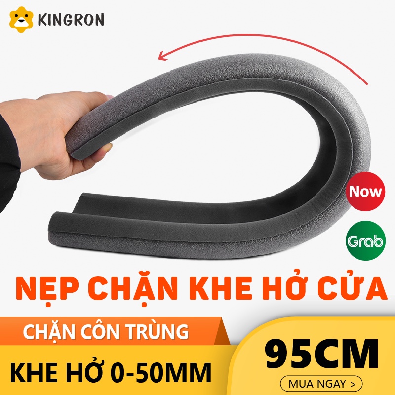 Miếng chặn khe cửa chống bụi ⭐ Nẹp chặn cửa chắn khe hở chống bụi, chống côn trùng, chống thoát hơi gió điều hòa KINGRON