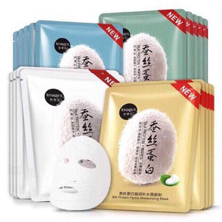Mặt nạ giấy dưỡng da mụn cấp ẩm thải độc kén tằm -MN23