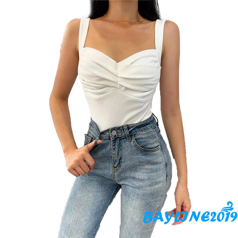 Áo Nữ Không Tay Kiểu Dáng Mùa Hè Thời Trang Quyến Rũ Xinh Xắn  | BigBuy360 - bigbuy360.vn