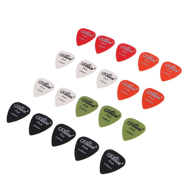 Set 20 Miếng Gảy Đàn Guitar 0 58mm Bằng Nylon Mịn Bền