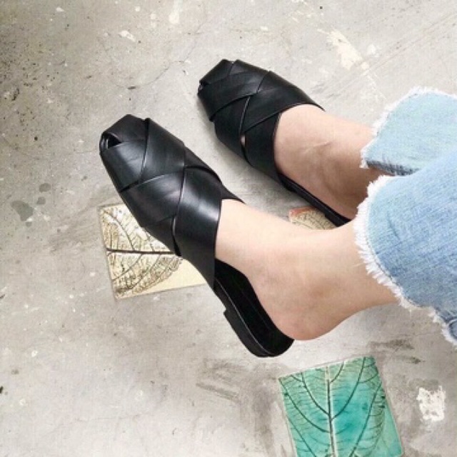 Dép Mules Hở Gót