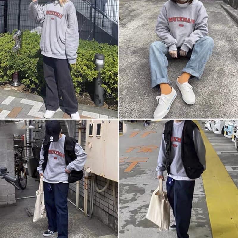 ÁO SWEATER NỈ XÁM MUIXMAN - freesize | BigBuy360 - bigbuy360.vn