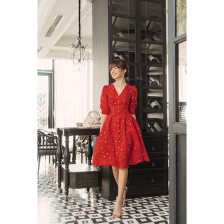 Váy chiết eo tay lỡ 3va474rd lep'