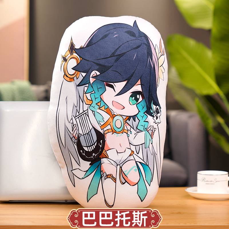 Thú Nhồi Bông Hình Nhân Vật Eula Ayaka Miko Dễ Thương