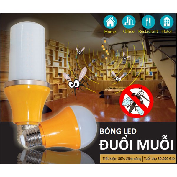 Bóng LED đuổi muỗi 5W Duhal DA-M505 - Vàng