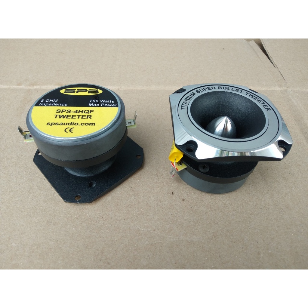2 củ loa treble SPS vuông titan hàng nhập cực đẹp đã tặng kèm tụ