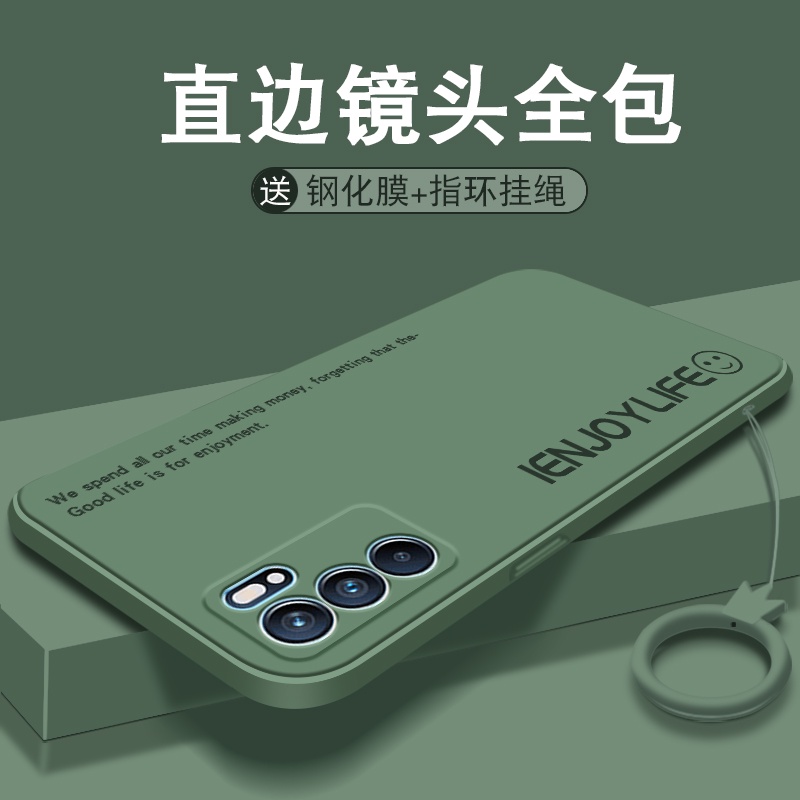 Ốp Điện Thoại Silicon Dẻo Mềm Bo Viền Cho oppo Reno 6 5g reno6 z oppo A16 Reno 6Z 5g