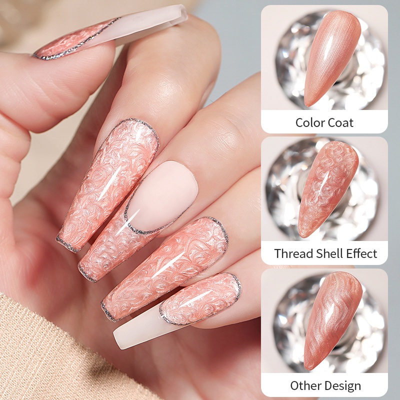 Sơn gel móng tay UR SUGAR hình vỏ sò thiết kế mới độc đáo 7ml