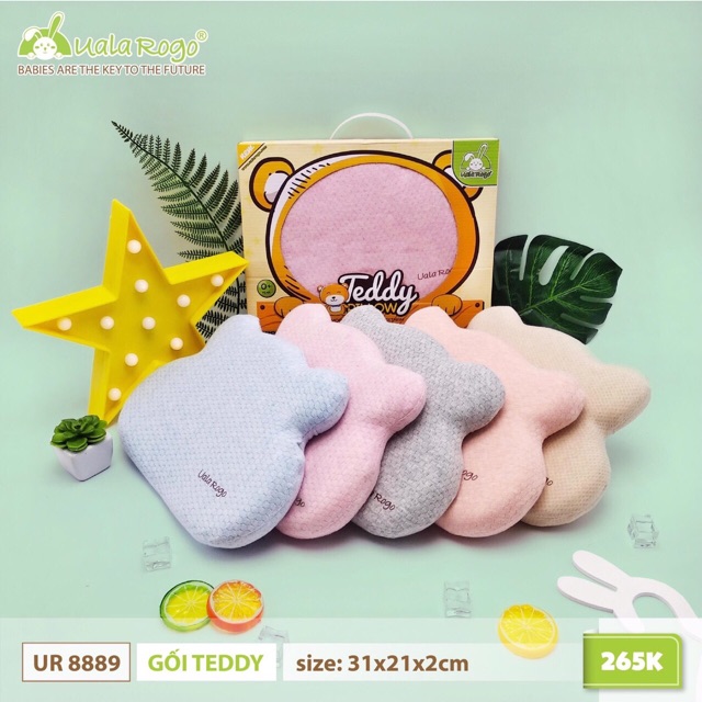 Gối Teddy Uala Rogo Làm Từ MEMORY FOAM