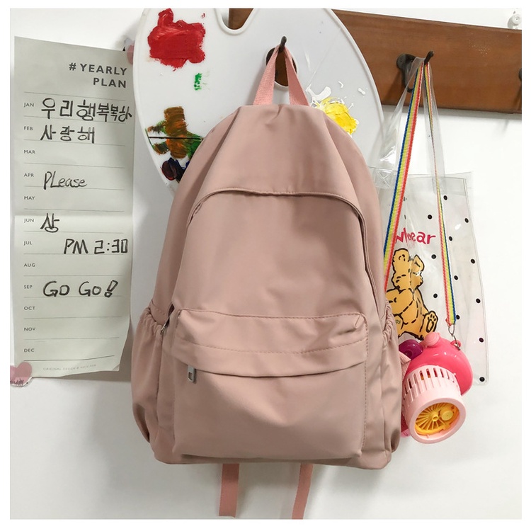 Balo ulzzang đi học thời trang nam nữ phong cách basic