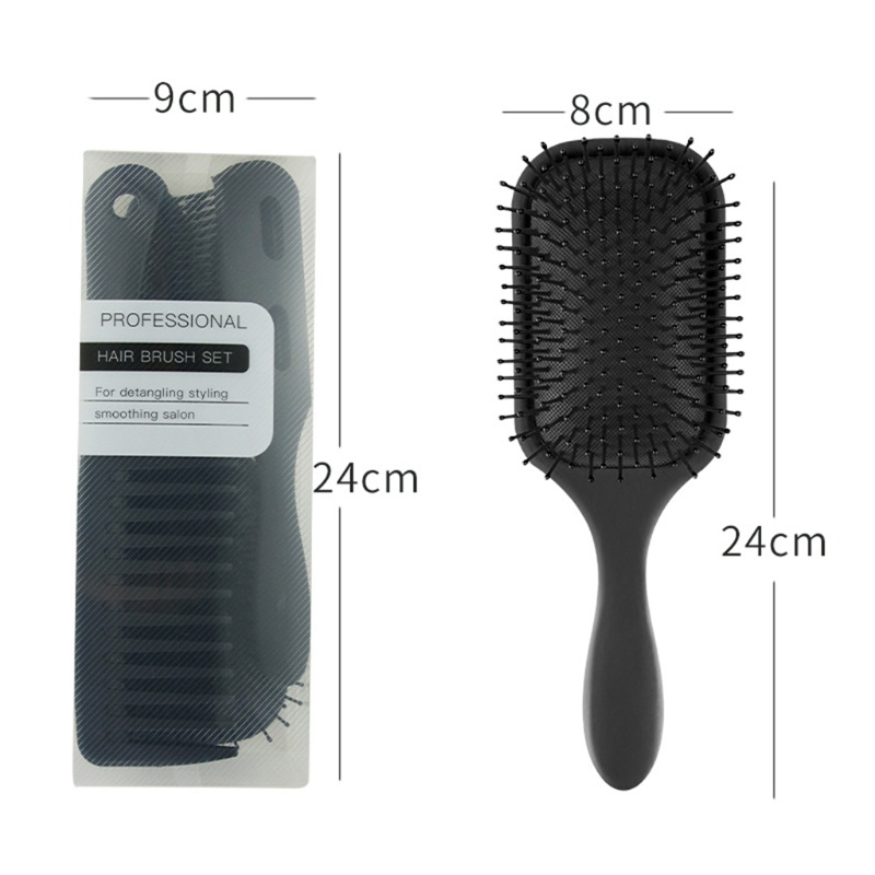 Set 3 Lược Chải Tóc Mát Xa Da Đầu Chống Tĩnh Điện