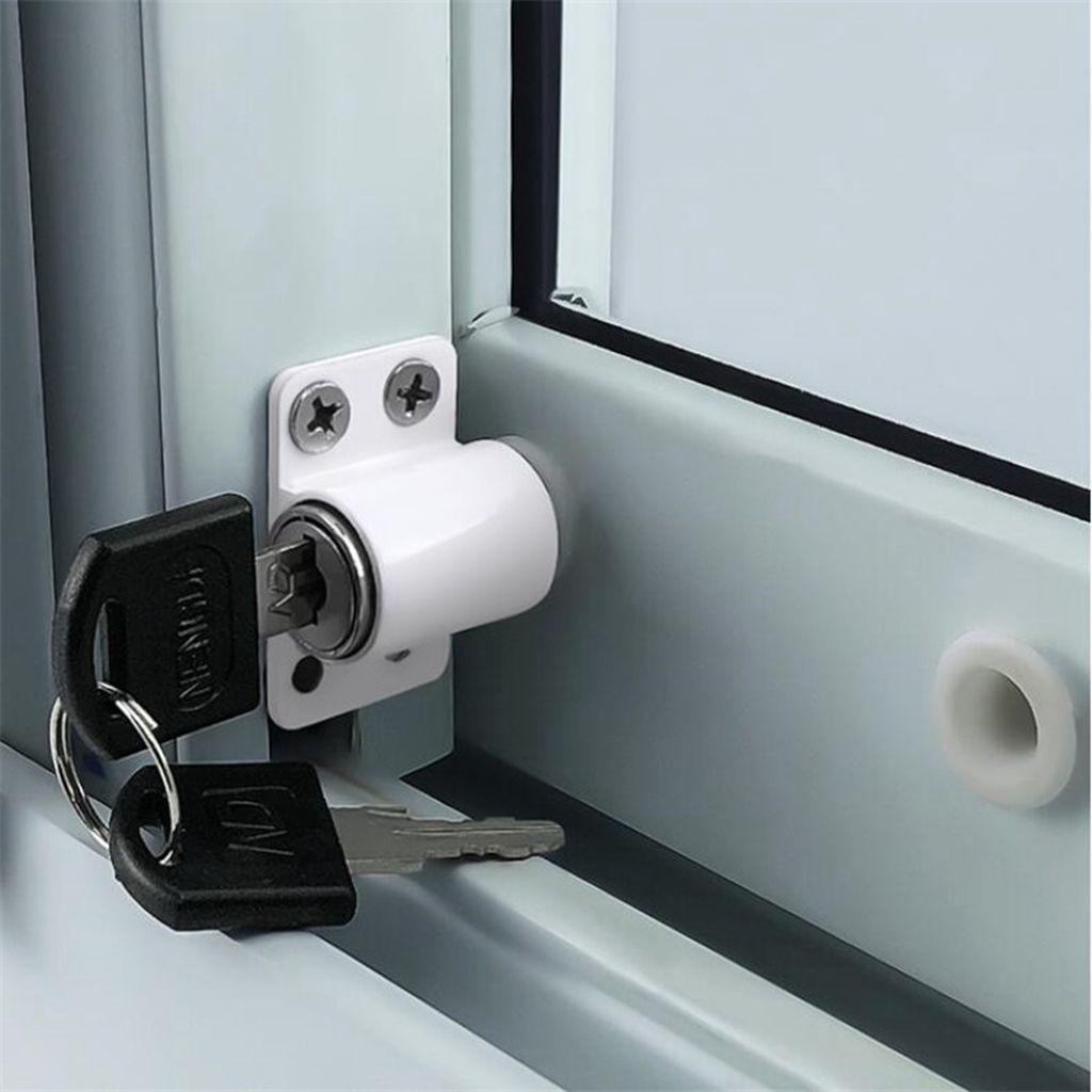 1 Bộ Chốt Khóa Cửa Sổ Trượt Bảo Vệ An Toàn Sáng Tạo Dễ Lắp Đặt