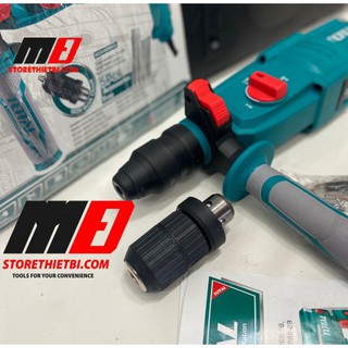 Th308268-2 máy khoan cầm tay 3 chức năng 2 đầu khoan total