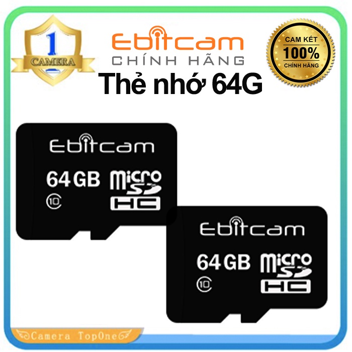 Thẻ nhớ Micro SD 64GB EBITCAM