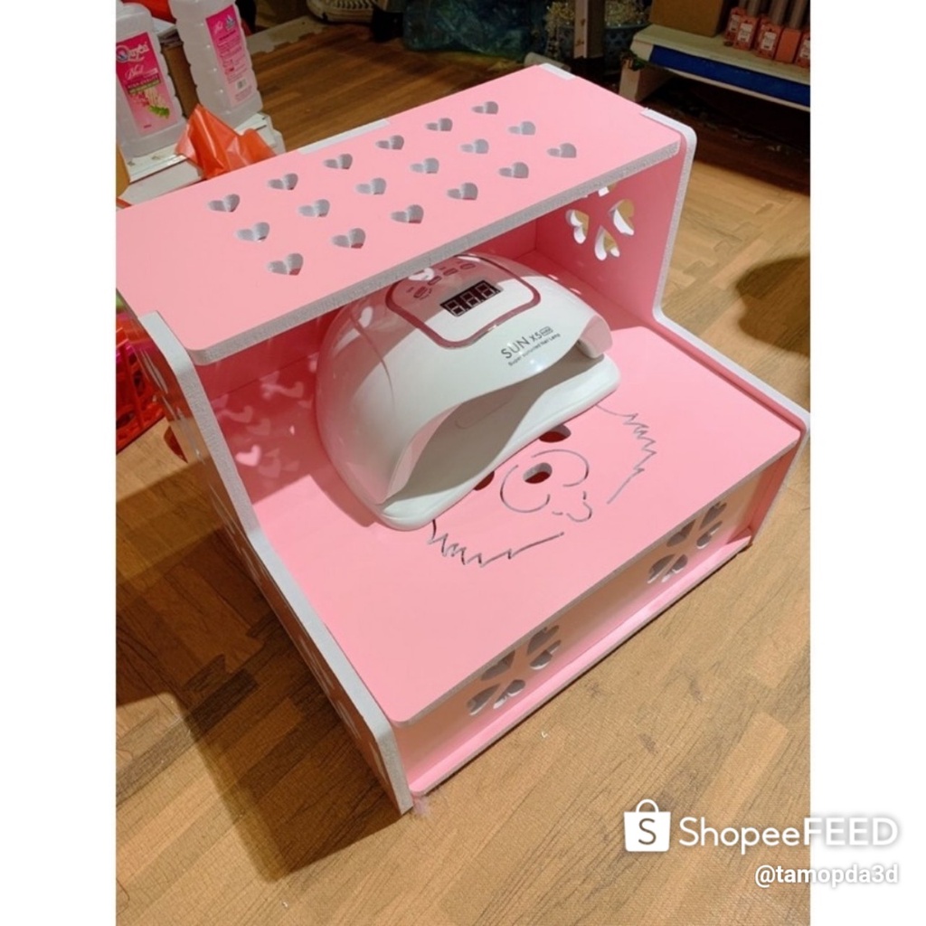 Kệ chân Nail có ngăn