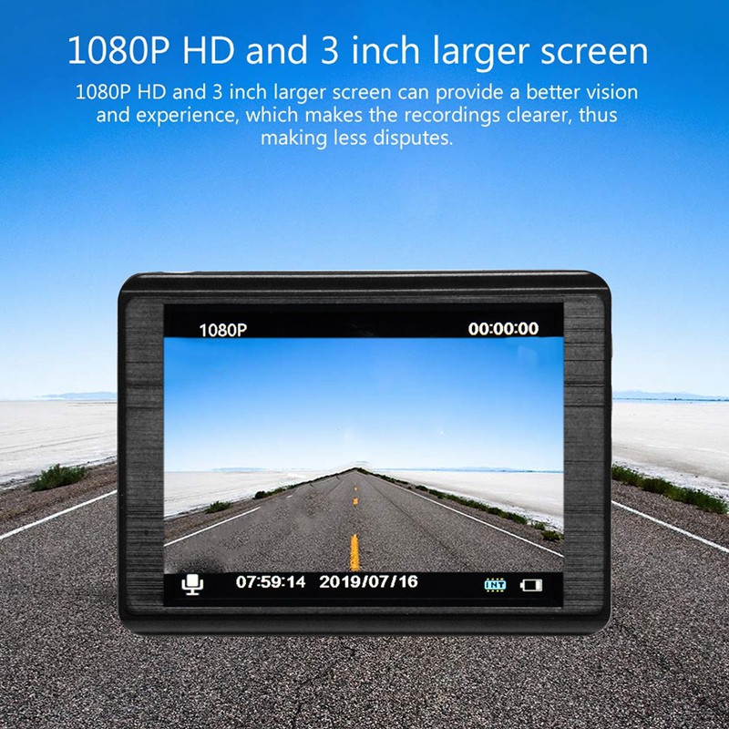 Bộ máy quay hành trình và màn hình 3.2inch Dvr Fhd 1080P dùng cho xe ô tô | BigBuy360 - bigbuy360.vn