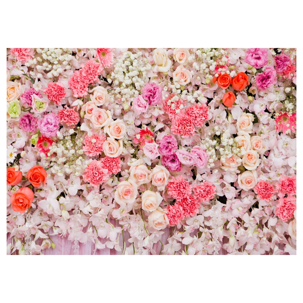 Phông Nền Chụp Ảnh Họa Tiết Hoa Hồng Xinh Xắn