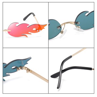 Kính mát hình ngọn lửa màu đỏ-SHOPPIU