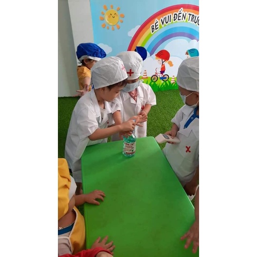 [10-50kg] áo và mũ bác sĩ cho bé/đồ hoá trang (10-30kg) có size