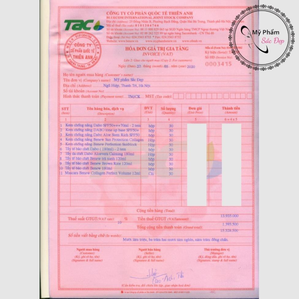 Kem chống nắng Benew Perfection SPF50+ PA+++ Kiềm dầu Lâu trôi Bật tông  50ml (Chính hãng) | BigBuy360 - bigbuy360.vn