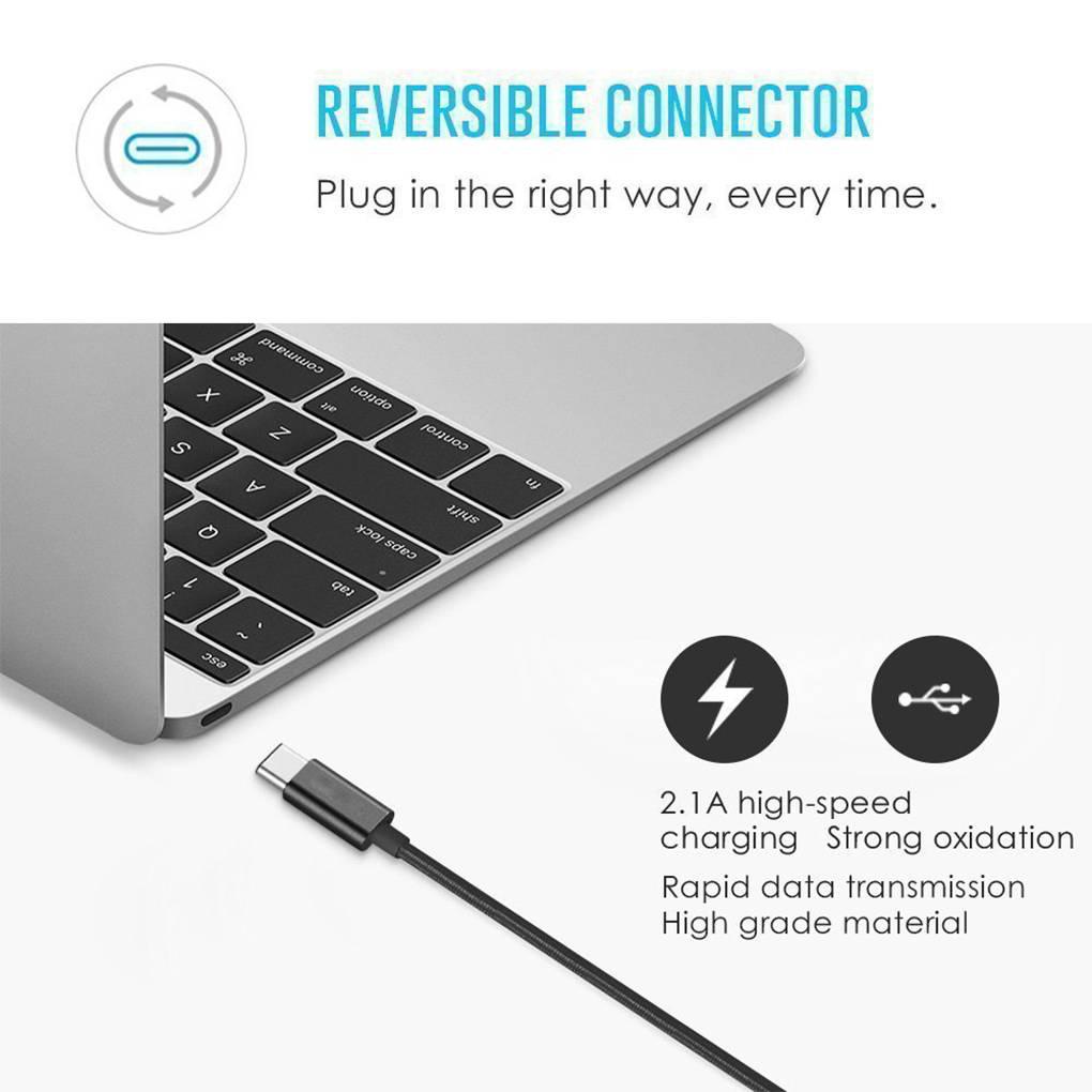 Dây Cáp Sạc Nhanh USB Type C Dài 1 / 2 / 3M Cho S9 S8 Plus Note 8