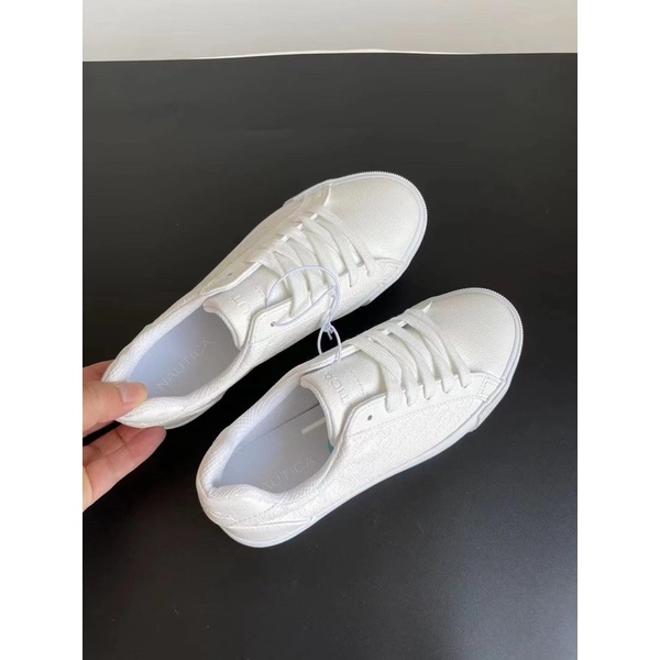 Giày thể thao nữ NTC  Giày Sneaker nữ da Pu đế cao su xuất dư 0922