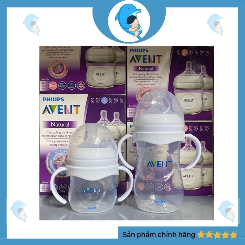 Tay Cầm Bình Sữa Avent Natural Cổ Rộng Tập Cho Bé Tự Cầm Bình Ti