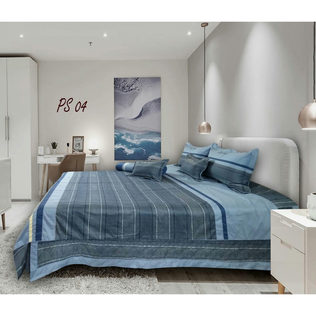 Bộ ga chun chần,gối DREAMLAND PS04