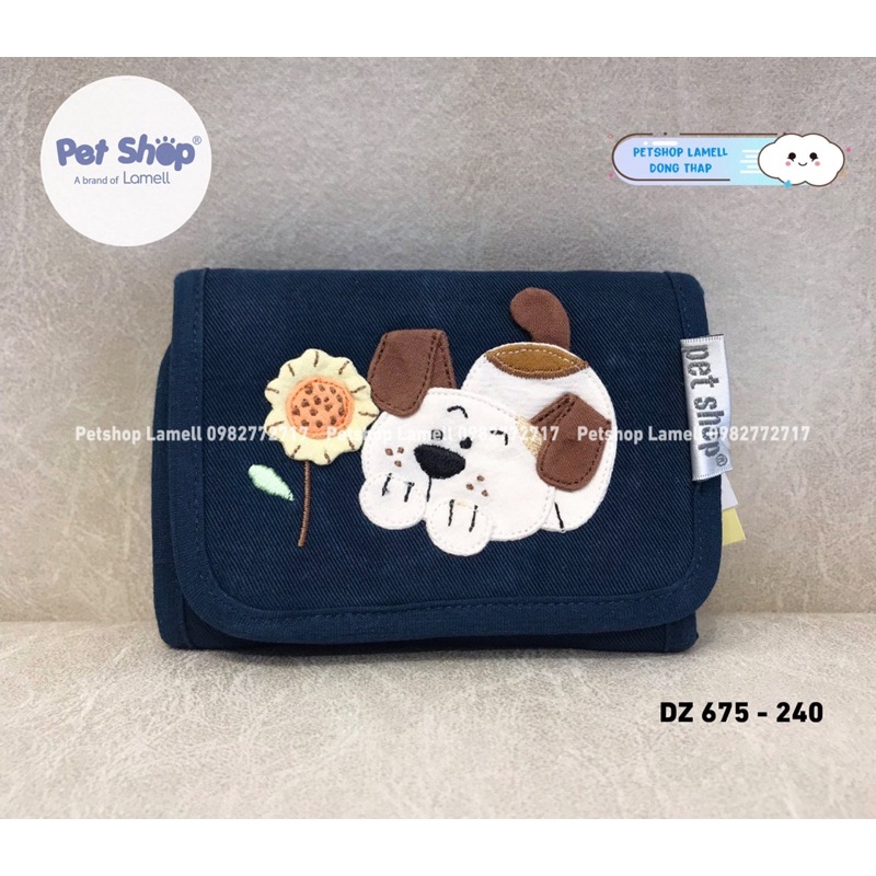 Bóp ví gấp đựng giấy tờ nhiều ngăn PETSHOP - DZ 675