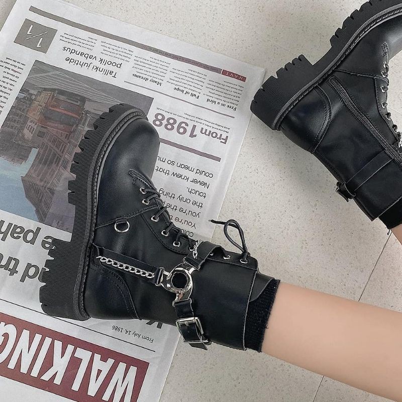 (SẴN) Boots ulzzang B35 cao 4cm | BigBuy360 - bigbuy360.vn