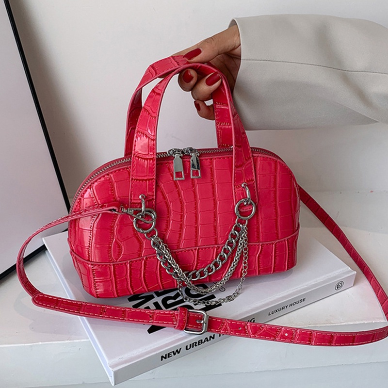 Túi Đeo Chéo Hình Vỏ Sò Bằng Đá Cổ Điển Dành Cho Bạn Nữ