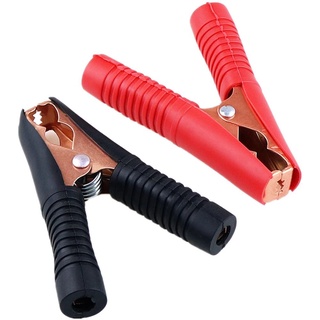 2 chiếc hot xe cá sấu kẹp pin kẹp cá sấu kẹp 100a đỏ / đen