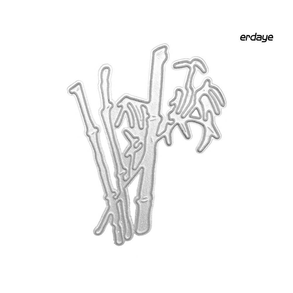 Khuôn cắt giấy kim loại hình cây tre