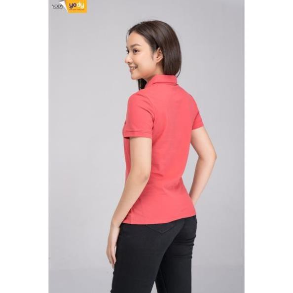 Áo Polo nữ pique 04 YODY Chính Hãng  Thoáng Mát, Co Dãn, Siêu Sịn - Mịn - Sang. Mã: APN3844