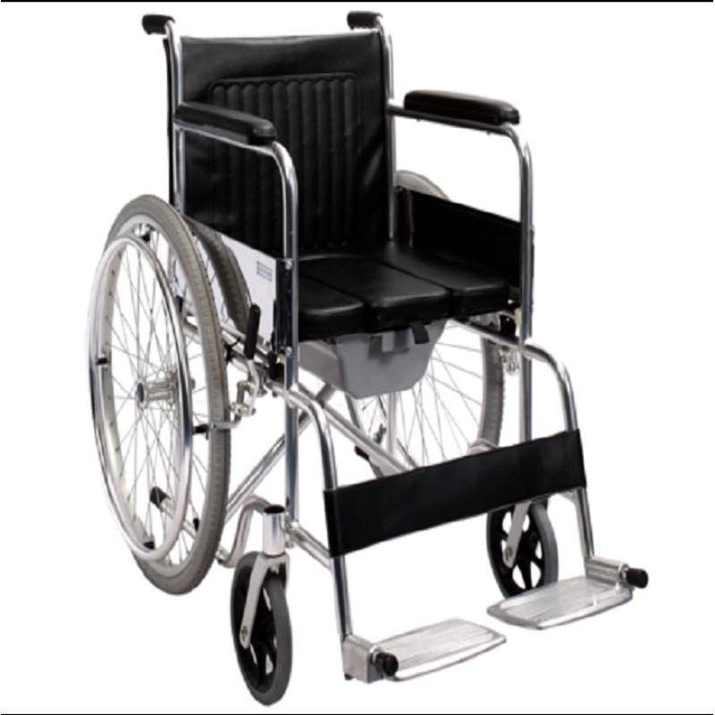 Xe lăn bô vệ sinh người già