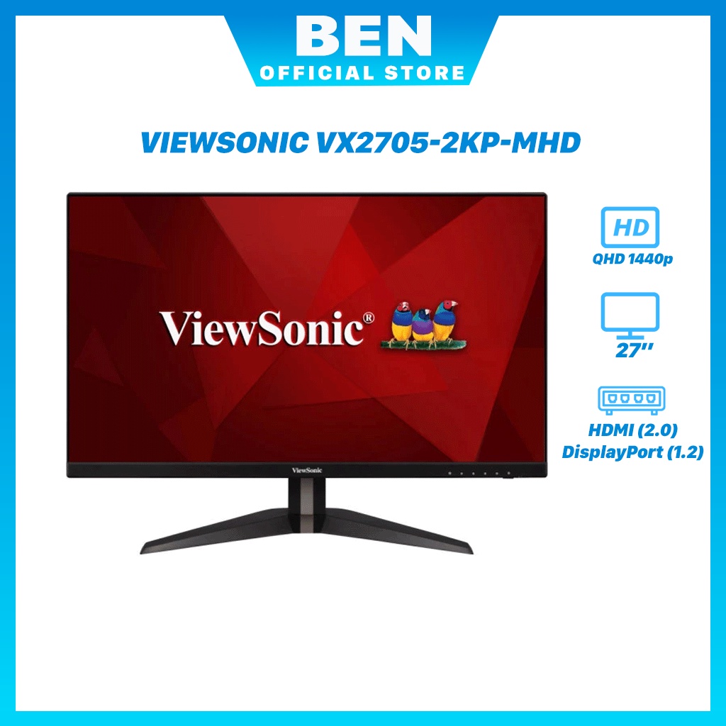 Màn hình Viewsonic VX2705-2KP-MHD/ 27 inch/ 2K/ IPS/ 144Hz/ 1ms/ 3 Yrs - Hàng chính hãng