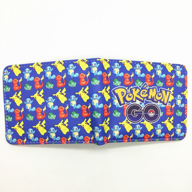 Ví Ngắn Đựng Tiền Xu In Hình Hoạt Hình Pokemon Bulbasaur Charmander Squirtle Màu Sắc Giản Dị Dành Cho Học Sinh Nam Và Nữ